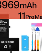 PINZHENG Real High Capacity Battery For iPhone X XR XS Max 12 13 Mini Pro Max 11 Pro Max Replacement Bateria Warranty One Year
