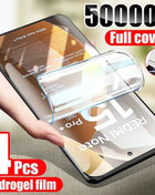 Pellicola idrogel 4 pezzi per Xiaomi Redmi Note 15 14 13 12 11 10 9 Pro Plus, protezione schermo per Redmi Note 14S 12S 11S 10S, pellicola morbida