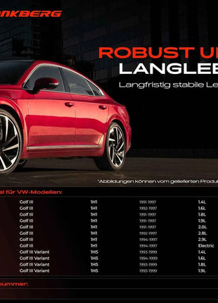 Maniglia Esterna Posteriore Frankenberg 1x per VW Golf III Variant Vento 1.4L 1.6L 1.8L 1.9L 2.0L 2.8L 2.9L 1991–1999 1H4839205B