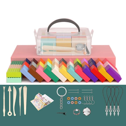 24 colori polimero stampaggio argilla Set forno cottura con strumenti scultura accessori artigianato fai da te giocattoli educativi per bambini regalo all'ingrosso