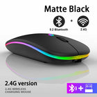 Mouse Wireless RGB Bluetooth 5.2 Ricaricabile - Gaming e Ufficio