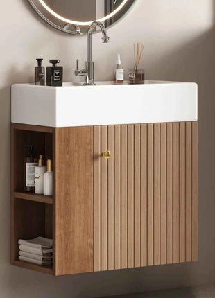 Bathroom Furniture Washbasin with Sink Cabinet 55 Cm, Sink Cabinet, Hanging Sink Cabinet White, Small Guest Bathroom Furniture