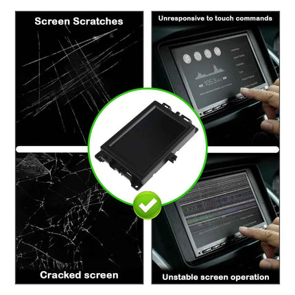 TDO-WXGA0700K00057-V1 TDO-WXGA0700K00033-V2 7 Inch Uconnect LCD Display For Jeep Compass 2017-2020 Car Navigation LCD Screen