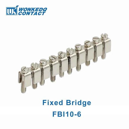 10Pcs UK 2.5 Terminal Block UK2.5B Screw Connection Connect Strip 2.5B 2.5mm² Cable Electrical Din Rail Wire Connector