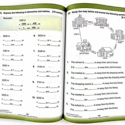 6 libri/set SAP Learning Mathematics Book Grado 1-6 I bambini imparano libri di matematica Singapore Libro di testo di matematica della scuola primaria