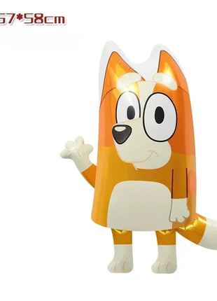 Set di Stoviglie a Tema Bluey e Bingo, Kit Completo per Feste, Decorazioni per Compleanni e Atmosfera Domestica