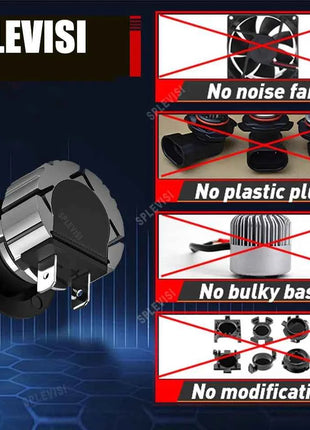 H1 H7 LED Headlight Bulbs IP68 Waterproof Extreme Weather Proof  For Renault Scenic 2 2003 2004 2005 2006 2007 2008 2009 2010