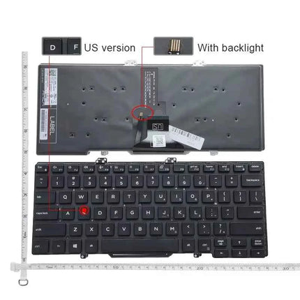 US English NEW Laptop Keyboard For DEll Latitude 3400 5400 5401 5402 5410 5411 7400 7410 P98G