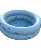New Mermaids Inflatable Swimming Pool Kids' Bath Summer Home Outdoor Pool Inflatable Square Pool for Kids' Gifts Girls