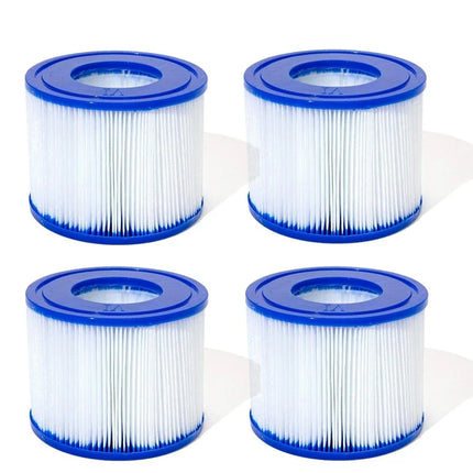 Sostituzione cartuccia filtro piscina 1/2/4 pezzi per filtro Bestway Flowclear formato VI SI Lay-Z-Spa - Miami Vegas Palm Spring