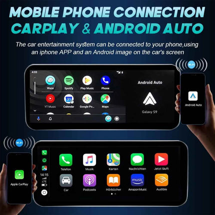 Wireless Carplay Android 14 For BMW F20 F30 F21 F22 F31 F32 F33 F34 F36 NBT EVO Multimedia Player Auto Radio Screen GPS