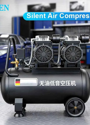 2800r/min Air Compressor Silent Oil-Free Air Compressor for Woodworking Car repair High Pressure Inflator Pump Compressor Pump