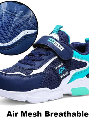 Scarpe da ginnastica per bambini Scarpe sportive casual per bambini per ragazzi Scarpe da corsa per scuola per ragazze con gancio e anello per bambini in rete estiva traspirante