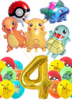 number balloon 4 / 12 pollici