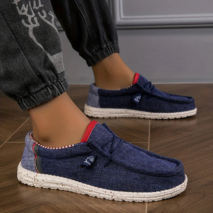 Scarpe da uomo Mocassini in tela Scarpe casual da uomo comode e traspiranti Scarpe da guida Scarpe vulcanizzate Scarpe basse Scarpe da passeggio da uomo