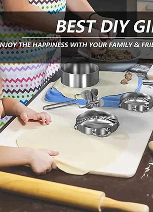 Ravioli Maker Stainless Steel Dumpling Mold Dumpling Wrapper Mold Dough Press Cutter Empanada Press Pie Ravioli Press
