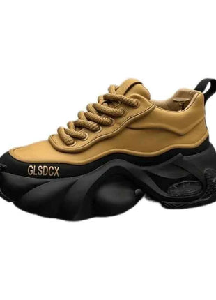 Designer Style Men Shoes 2025 Autumn Fashion Comfortable Men's Thick Platform Sneakers Casual Shoes Sports Trainers Tenis
