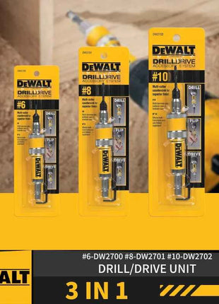 DEWALT # 6 # 8 # 10 unità trapano/drive DW2700 DW2701 DW2702 6MM 8MM 10MM fori per perforazione del legno viti di guida