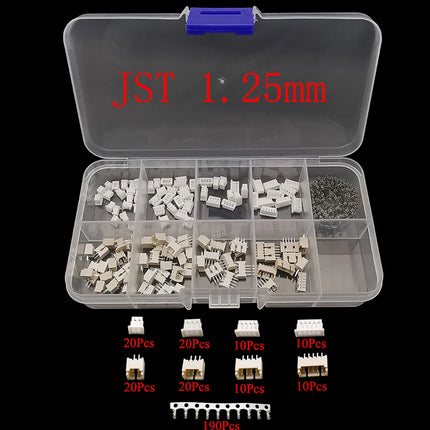 JST 1.25/PH2.0/XH2.54/SM2.54/JST SYP 2P/VH3.96 Spina Maschio + Presa Femmina Custodia In Plastica Terminale Pin Header Connettore del Cavo