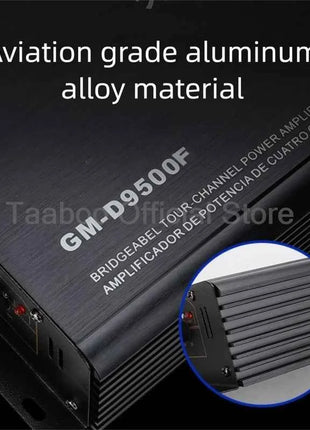 4 Channel Car Amplifier 90W x4 High Power Stero AMP Aluminum Chassis Amplifiers 360° Surround Sound System For Car Speaker Unit