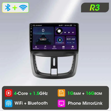 Android Wireless Carplay Car Radio for Peugeot 207 CC 207CC 2006-2015 Multimedia Player 2Din Navigation Stereo Head Unit Auto