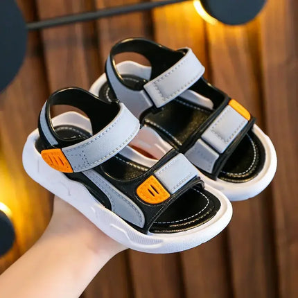 Sandali per bambini alla moda Scarpe per bambini Ragazzo Suola morbida antiscivolo Sandali per ragazze dei ragazzi Scarpe per bambini da spiaggia estiva 2-10 anni