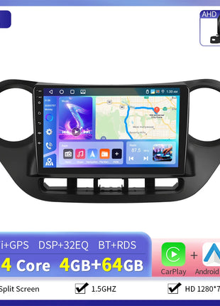 Camecho 6+128G Car Radio Wireless CarPlay Android Auto For Hyundai I10 2014-2017 Car Intelligent Systems GPS Stereo 4G WiFi RDS