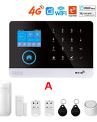 WiFi + GSM/4G and 2G Wireless Security Protection Smart Home App and Tuya Home Security Alarm System Alexa Remote Operation 433 Mhz