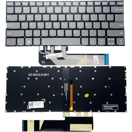 US Layout Backlit Keyboard Compatible for Lenovo Yoga 730-13IKB 730-13IWL 730-15IKB 730-15IWL 530-14IKB Series
