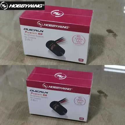 Hobbywing QuicRun Fusion SE 1200KV / 1800KV Sensored Brushless Motor Built In 40A ESC 2 in 1 Waterproof For 1/10 1/8 RC Car part