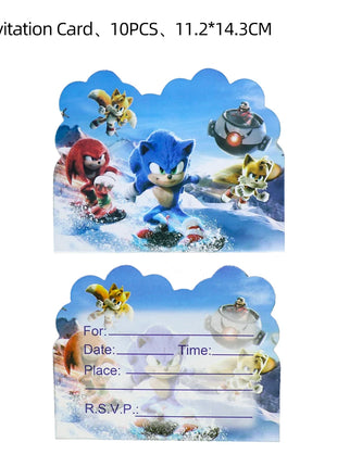 Nuovo Set Decorazioni per Festa di Compleanno a Tema Riccio Blu: Palloncini, Piatti, Bicchieri, Decorazione per Torta per Baby Shower e Regali per Bambini