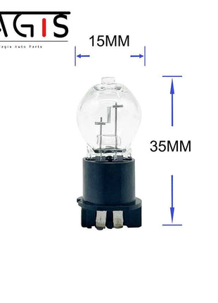 Fagis 2 Pcs PW24W 12V 24W Warm White Car Lamps Fog Lights Driving Running Lights Halogen Bulbs Auto Turn Signal Light Tail Lamp