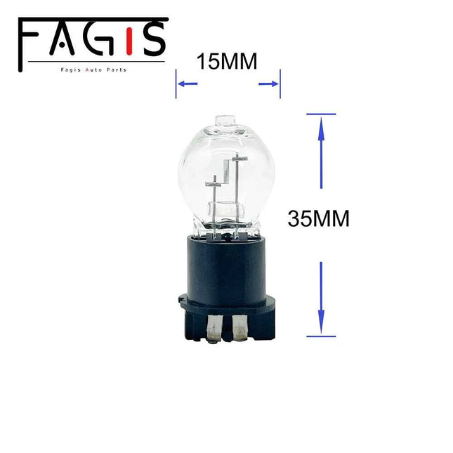 Fagis 2 Pcs PW24W 12V 24W Warm White Car Lamps Fog Lights Driving Running Lights Halogen Bulbs Auto Turn Signal Light Tail Lamp
