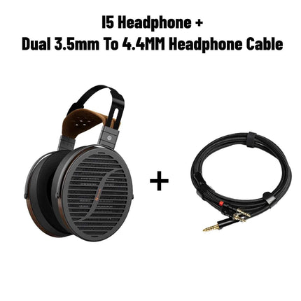 Fosi Audio I5 Over-Ear Wired Headphones 97mm Diaphragm Open Back Planar Magnetic HiFi Headset for Studio