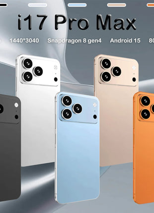 Versione Globale 2026 I17 Promax Pro 4G 5G Dual SIM Dual Standby Sistema Originale Intelligente Schermo 7.3 Pollici Batteria 8000mAh Novità