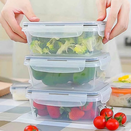 Food Storage Containers with Lids, Freezer Containers, Lunchbox, 26 Pieces (13 Containers, 13 Lids), 8x0.55L & 5x0.24L