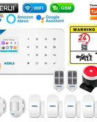 Sistema di Allarme Domestico Antifurto WiFi GSM Wireless 433MHz con Controllo App Tuya Smart Home