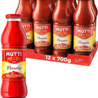 Tomato puree Mutti pack of 12 cans in 700 g glass + MUTTI giveaway Peeled Tomatoes, 400g