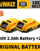 100% Authentic Dewalt 18V/20V 6.0Ah Li-Ion Replacement Battery for Power Tools, Compatible with DCB200 DCB202 DCB205 DCB206 DCB209