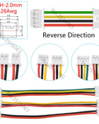 5/10 Pcs Micro JST PH 2.0mm Male/Female Connector with Wire 100/200/300mm Cable 2/3/4/5/6/8/10P Pin Jumper Line For Arduino