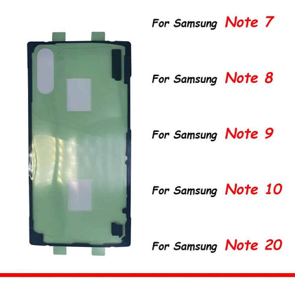 Nuovo per Samsung Note 20 Ultra Note 10 Plus Note 8 9 7 Lite adesivo posteriore alloggiamento coperchio della batteria sostituzione del nastro adesivo