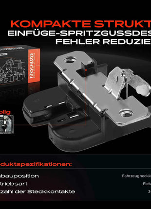 Frankberg 1x Serratura portellone posteriore per VW Polo 9N 2001-2009 6Q6827505E