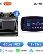 Junsun 8 Core Wireless CarPlay Android Auto Car Radio For Mercedes Benz Smart 453 Fortwo 2014-2020 4G WiFi GPS Navigation Stereo