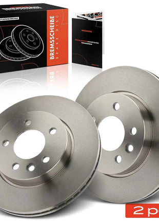 Frankberg 2x Disco Freno Anteriore Sinistro e Destro per VW Amarok Flatbed/Chassis Bj 2011 2H0615301D 2H0615301A