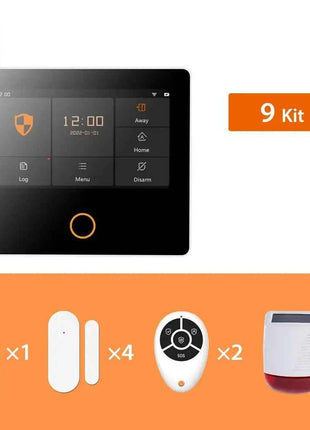 Staniot WiFi 4G Home Security System Wireless Security Protection Tuya Smart Home Alarm Sensors Built-in Siren Works with Alexa