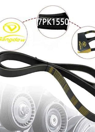 Cintura a costine di ricambio per autoveicoli con funzionamento regolare di alta qualità OEM 7PK1550 per Lexus GS L1 GS S19 IS C GSE2 IS II E2 RX L1