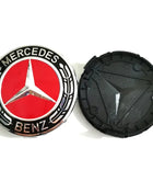 Set of 4 75mm Wheel Center Caps for Mercedes-Benz AMG W203 W206 W220 W205 W211 W212, Wheel Hub Caps with Benz Emblem