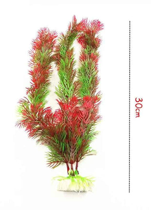 Artificial Aquarium Decor Plants Water Weeds Ornament Aquatic Fish Tank Simulation Grass Flower Decoration Accessories