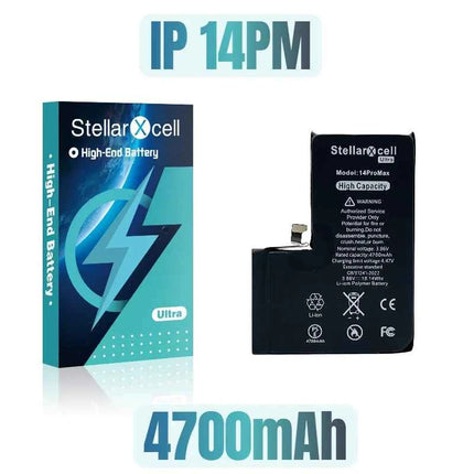 StellarXcell Ultra High Capacity Battery For iPhone7 8Plus 11 12Mini 13ProMax X XS XR 14plus 15Pro  show 100%healthy