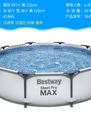 Piscina Rotonda Intex con Struttura Rinforzata per Bambini, Famiglie, Adulti e Neonati, Ideale anche come Laghetto per Pesci